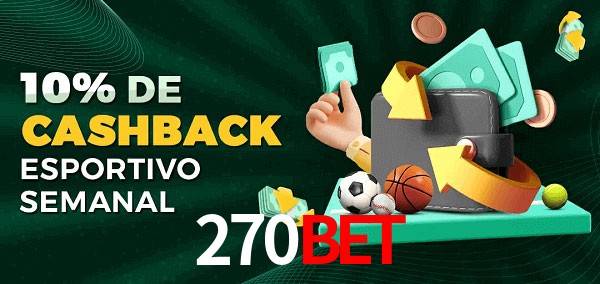10% de bônus de cashback na 270bet